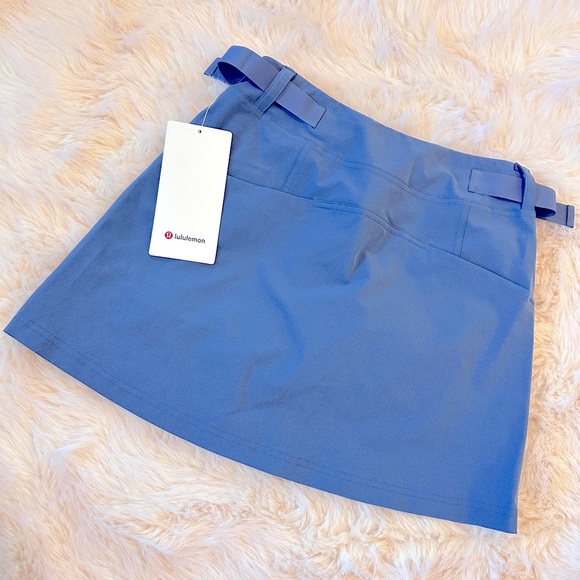 NWT Lululemon Wrap-Front MR Golf Skirt  / Oasis Blue - Picture 3 of 9